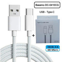 Кабель Basemo DC-0410CG USB - Type-C 1м 100Вт