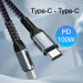 Кабель Basemo DC-22GCC Type-C - Type-C 1м 100Вт