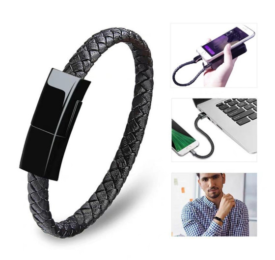 Кабель Bracelet CB-20LB USB - Lightning браслет 19 см