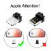 Кабель Magnetics MC-12B 3в1 магнітний USB - Micro USB / Type-C / Lightning 66 Вт