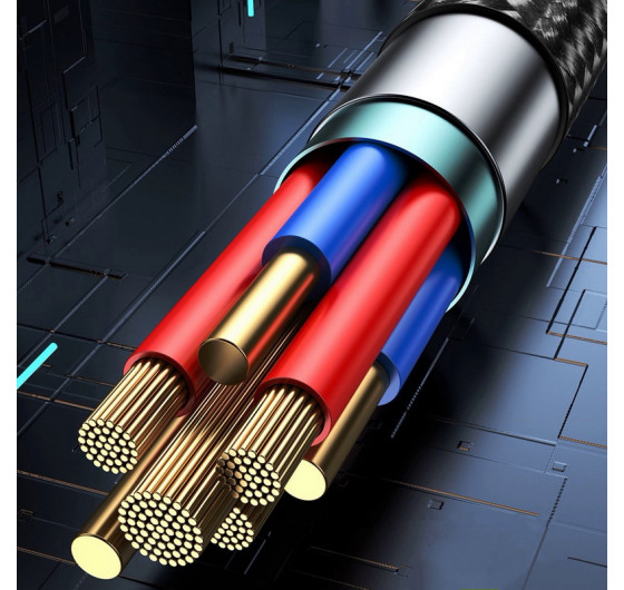 Кабель QiYGER DC-07C USB - Type-C 1м 100Вт
