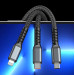 Кабель Segment CM-101UG 3в1 USB - Micro USB / Type-C / Lightning 100 Вт