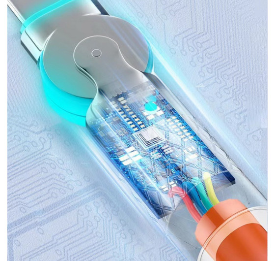 Кабель Siline DSC-0510OL USB - Lightning 1м 120Вт