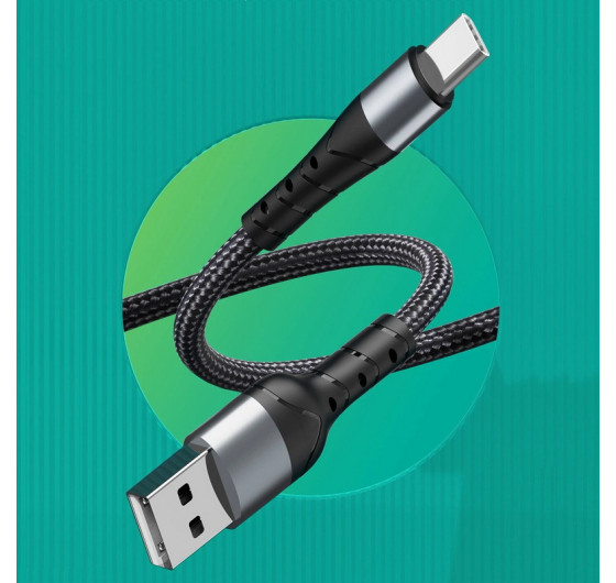Кабель T-Type J006C USB - Type-C 2м 120Вт