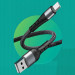 Кабель T-Type J006C USB - Type-C 2м 120Вт