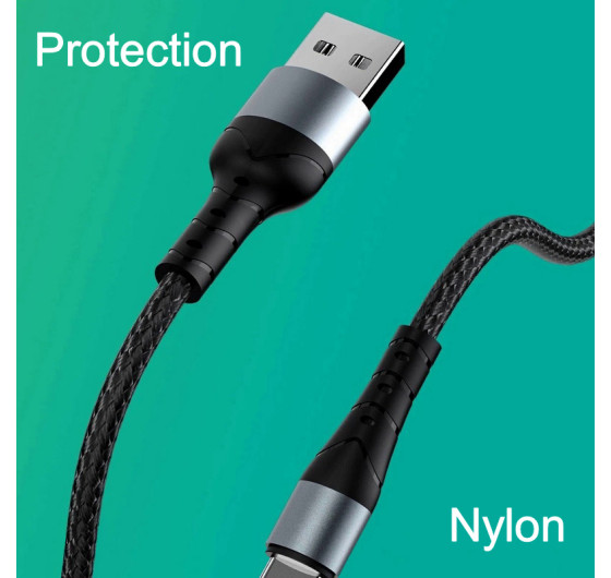 Кабель T-Type J006L USB - Lightning 2м 120Вт