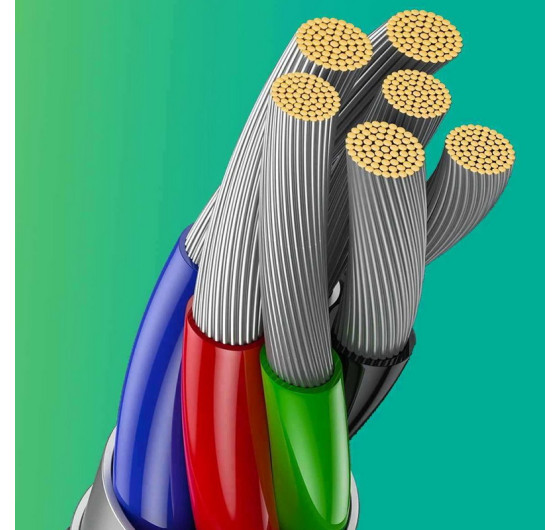 Кабель T-Type J006L USB - Lightning 2м 120Вт