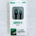 Кабель T-Type J006L USB - Lightning 2м 120Вт
