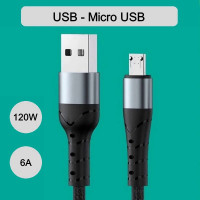 Кабель T-Type J006M USB - Micro USB 2м 120Вт