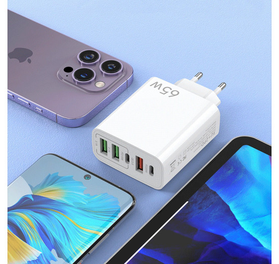 Зарядний пристрій Fast Charge PD-0565W 65Вт