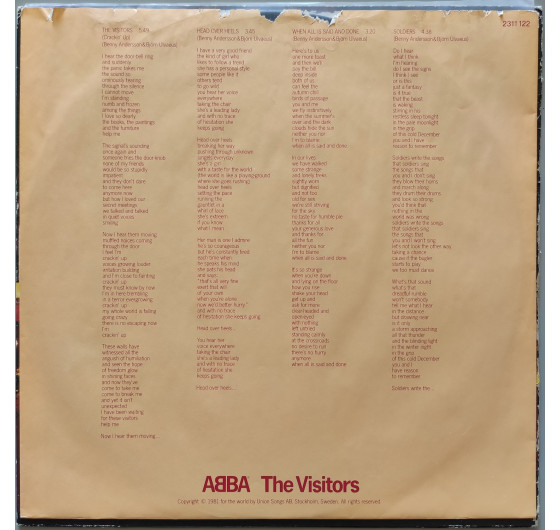 ABBA - The Visitors