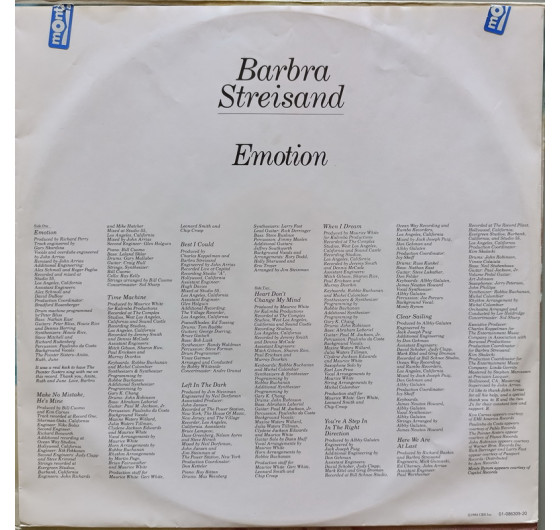 Barbra Streisand - Emotion