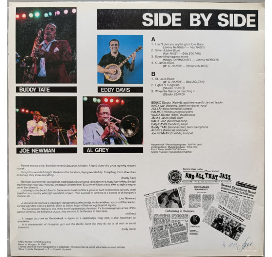 Benko Dixieland Band - Side By Side