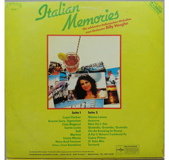 Billy Vaughn - Italian Memories