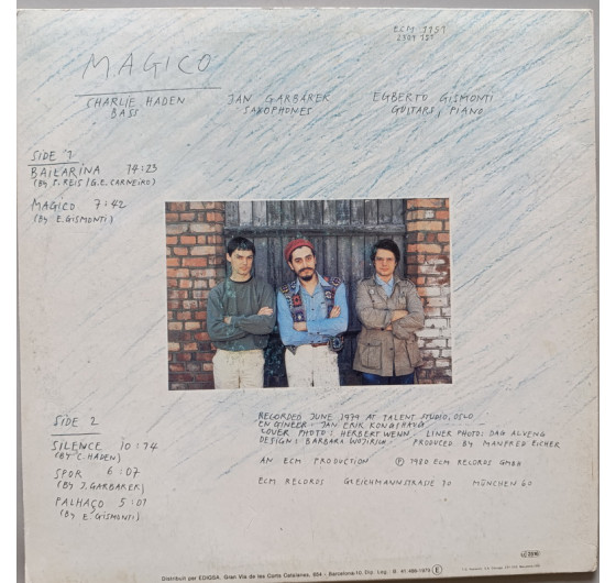 Charlie Haden, Jan Garbarek, Egberto Gismonti - Magico