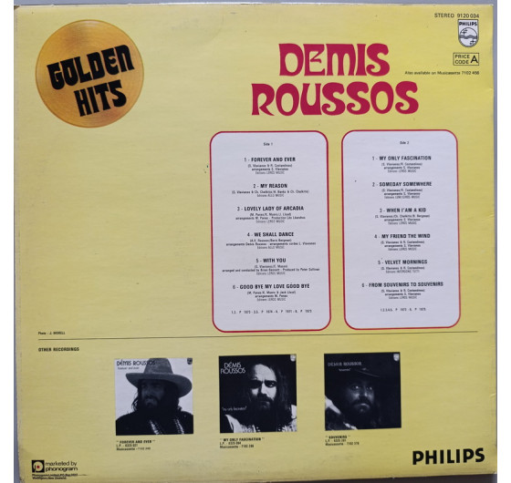 Demis Roussos - Golden Hits