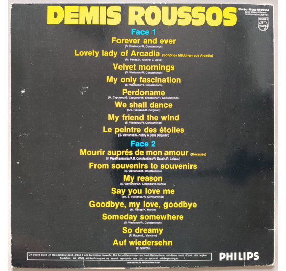 Demis Roussos - Mes Succes