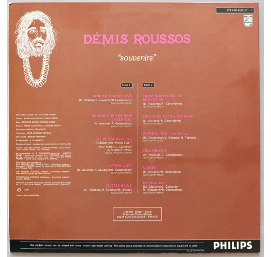 Demis Roussos - Souvenirs