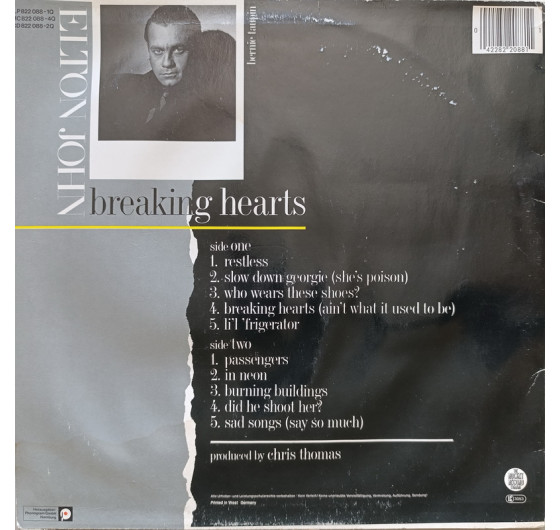 Elton John - Breaking Hearts