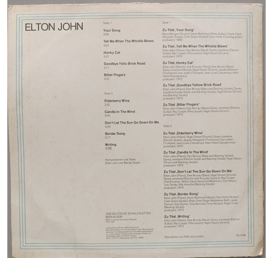 Elton John - Greatest Hits