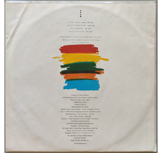 Elton John - Too Low For Zero