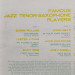 Famous Jazz Tenor-Saxophone - Sonny Rollins