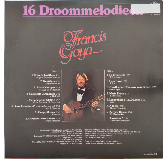 Francis Goya - 16 Droommelodieen