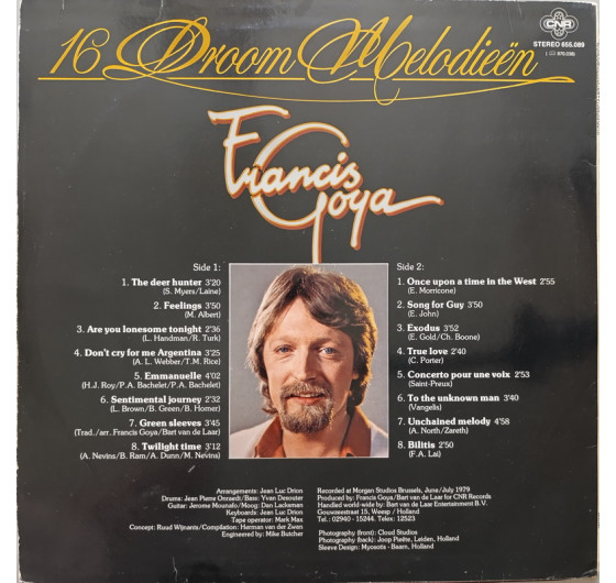 Francis Goya - 16 Droom Melodieen Vol. 2