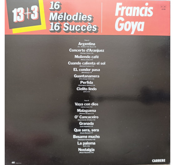 Francis Goya - Guitare Melodies