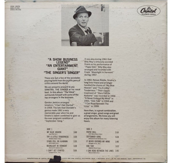 Frank Sinatra - Try A Little Tenderness