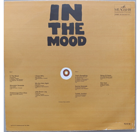 Glenn Miller-Sound - In The Mood
