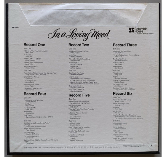 In A Loving Mood - Various Artists (6 LP)