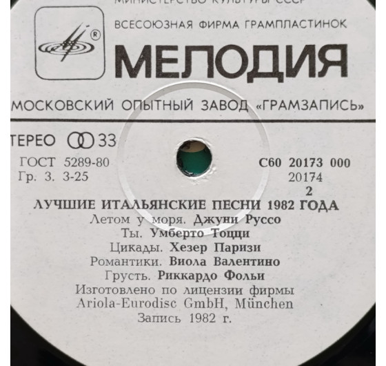Italo Hits '82