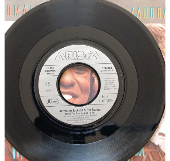 Jermaine Jackson & Pia Zadora - When The Rain Begins To Fall (миньон 7)
