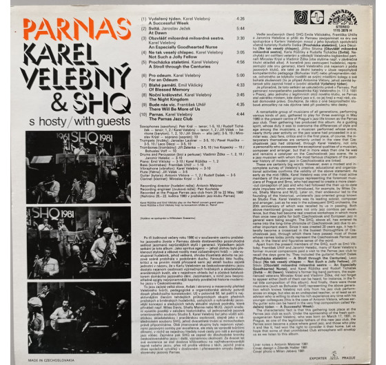 Karel Velebny SHQ - Parnas