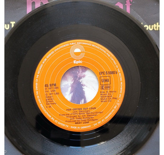 Meat Loaf - You Took The Words Right Out Of My Mouth (миньон 7)