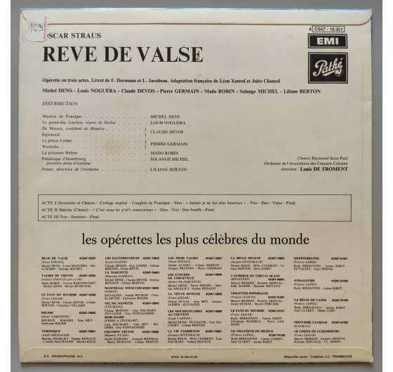 Oscar Straus - Reve De Valse