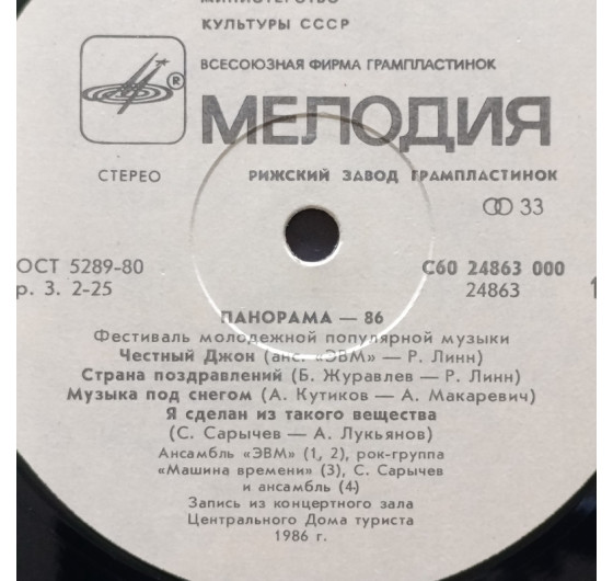 Панорама '86
