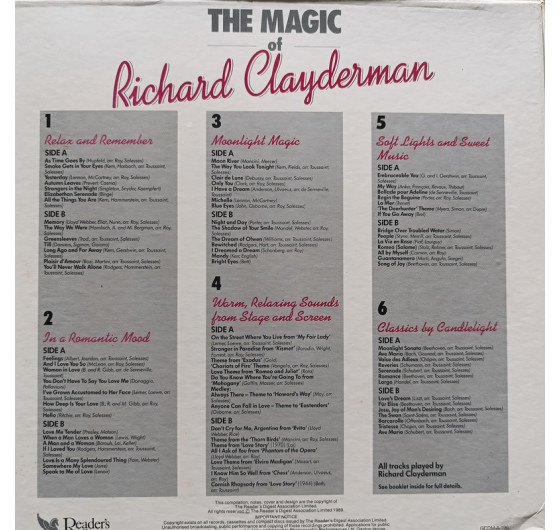Richard Clayderman - The Magic Of (6 LP)