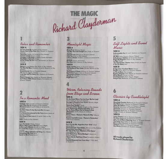 Richard Clayderman - The Magic Of (6 LP)
