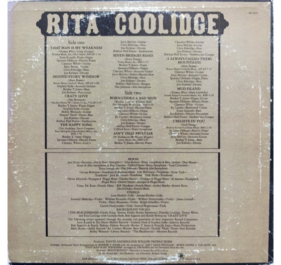 Rita Coolidge - That Man Is My Weakness