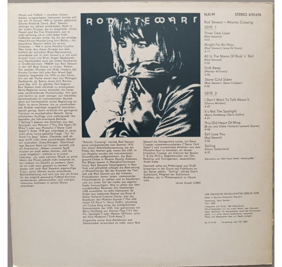 Rod Stewart - Atlantic Crossing