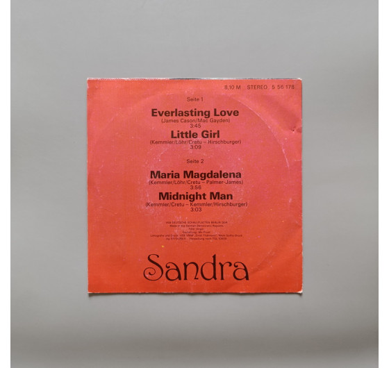 Sandra - Everlasting Love (миньон 7)