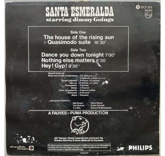 Santa Esmeralda - The House Of The Rising Sun