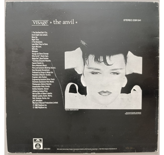 Visage - The Anvil